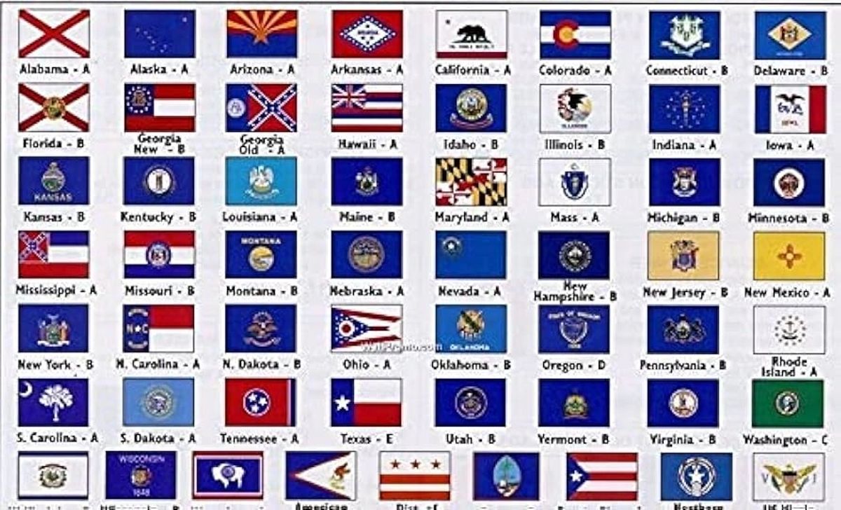 Collection showing flags of the United States